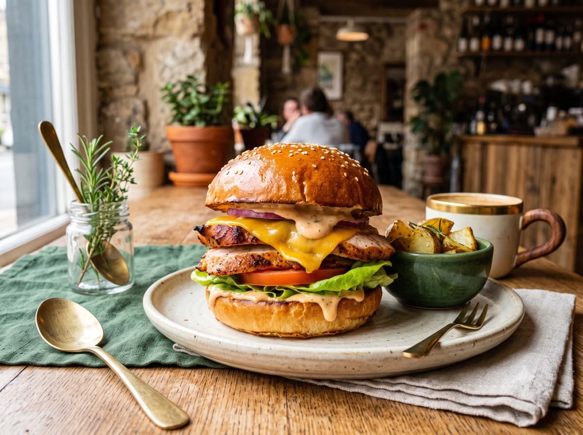 Smoked Chicken Burger